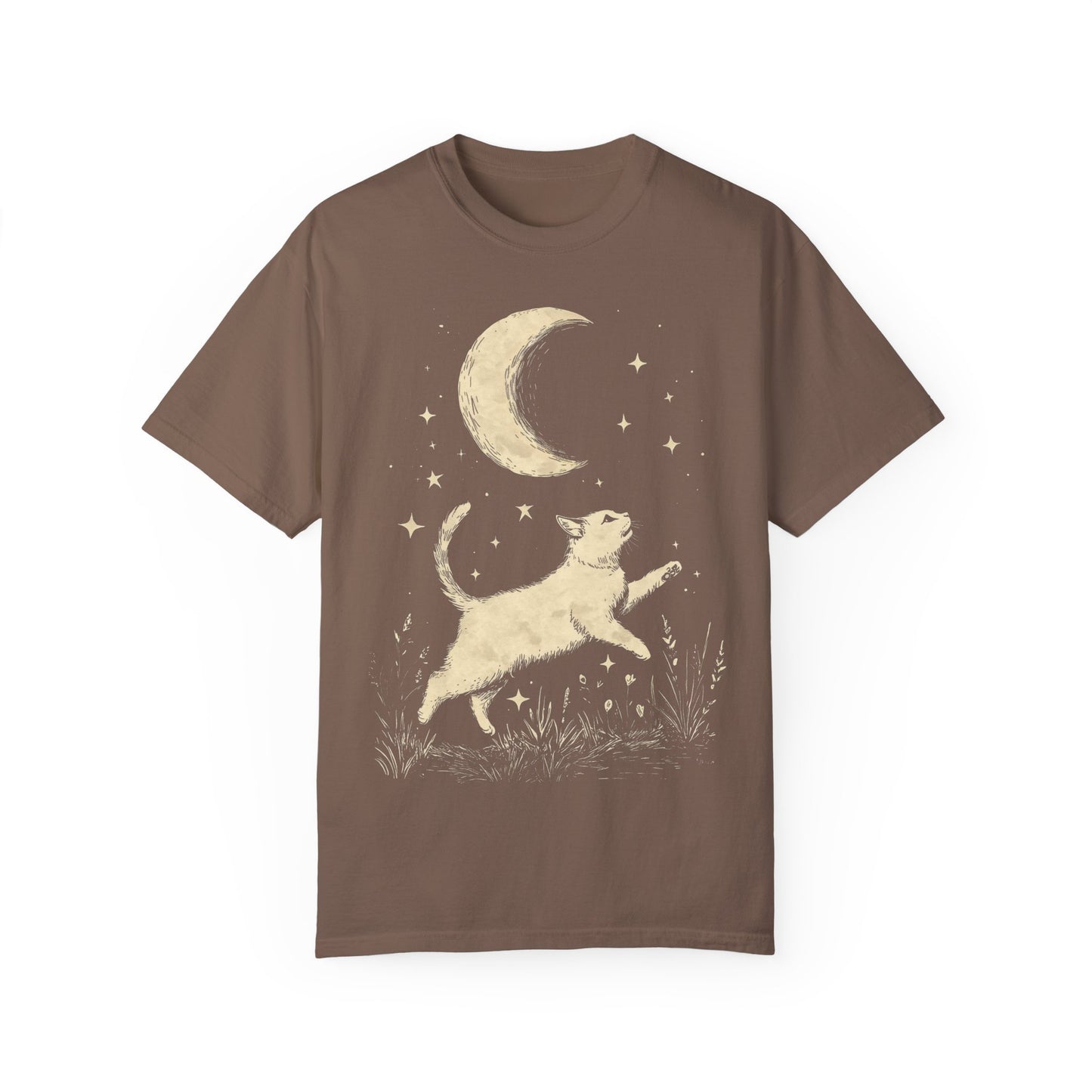 Cat And The Moon T-shirt