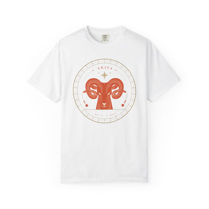 Aries Modern Minimalist Zodiac Sign T-shirt