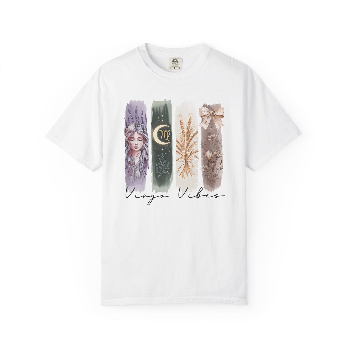 Virgo Boho Watercolor Zodiac Sign T-shirt