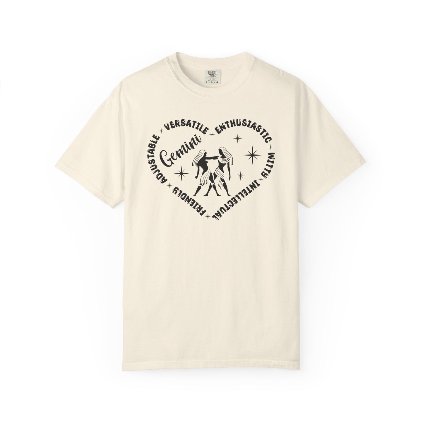 Gemini Heart Zodiac Sign T-shirt