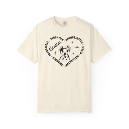 Gemini Heart Zodiac Sign T-shirt