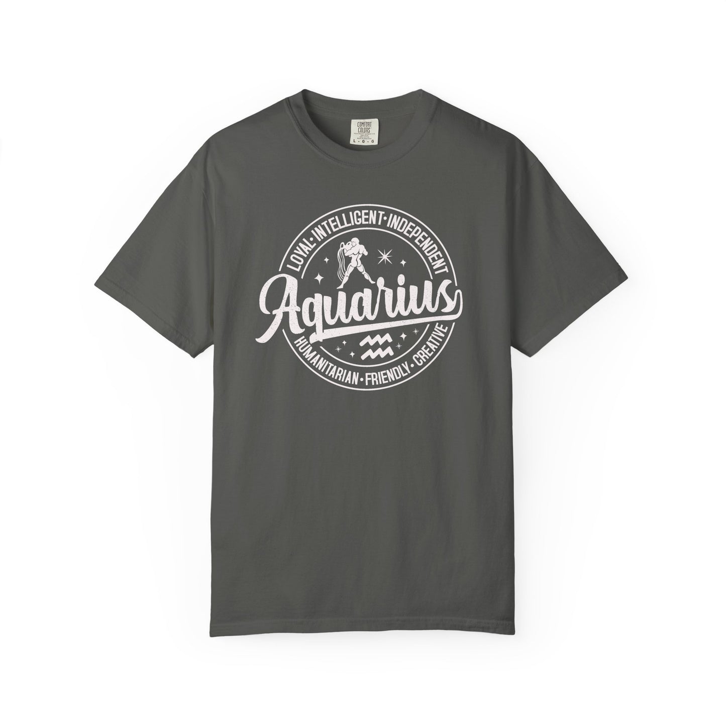 Aquarius Vintage Zodiac Sign T-shirt