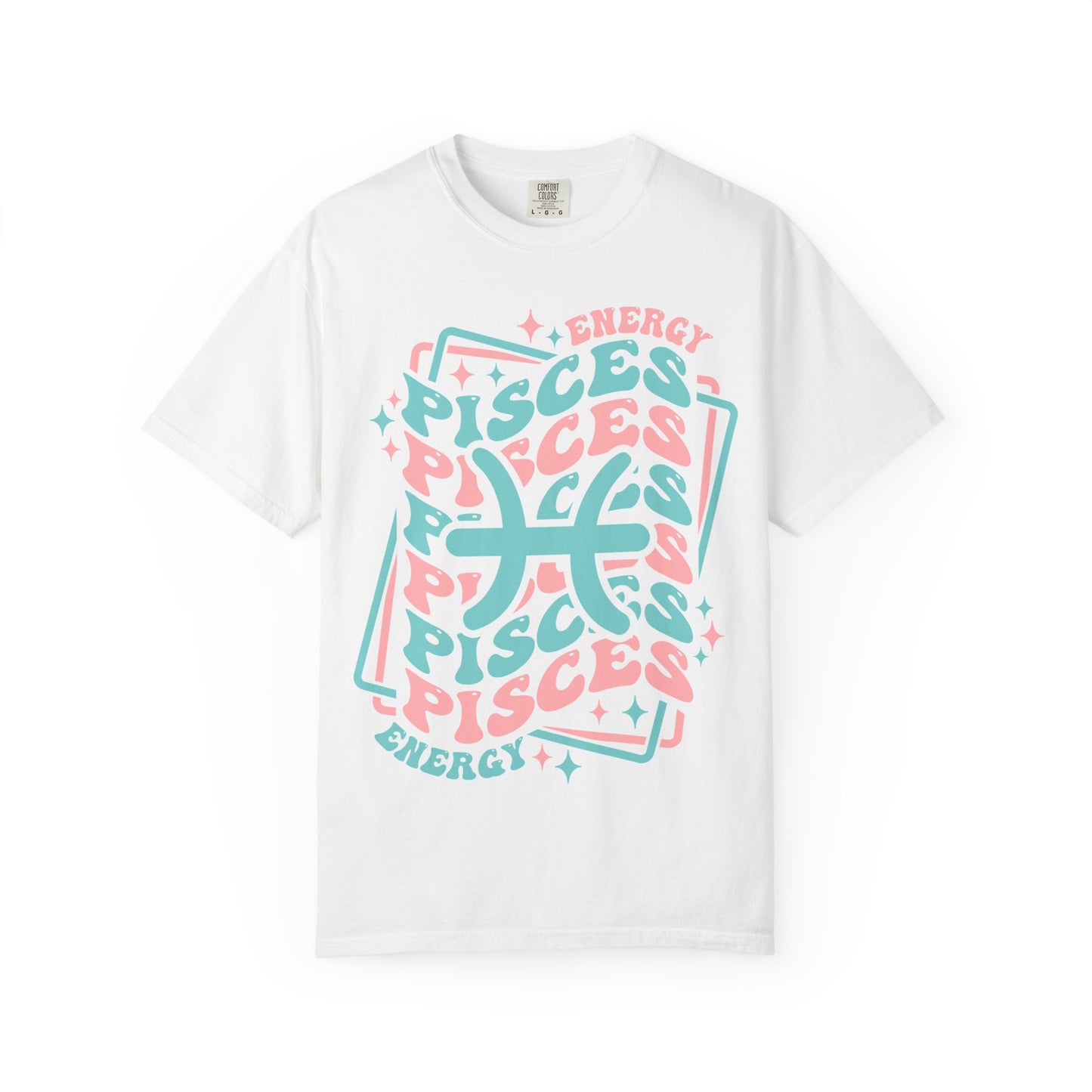 Pisces Retro-Psychedelic Zodiac Sign T-shirt