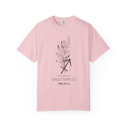 Sagittarius Flower Zodiac Sign T-shirt