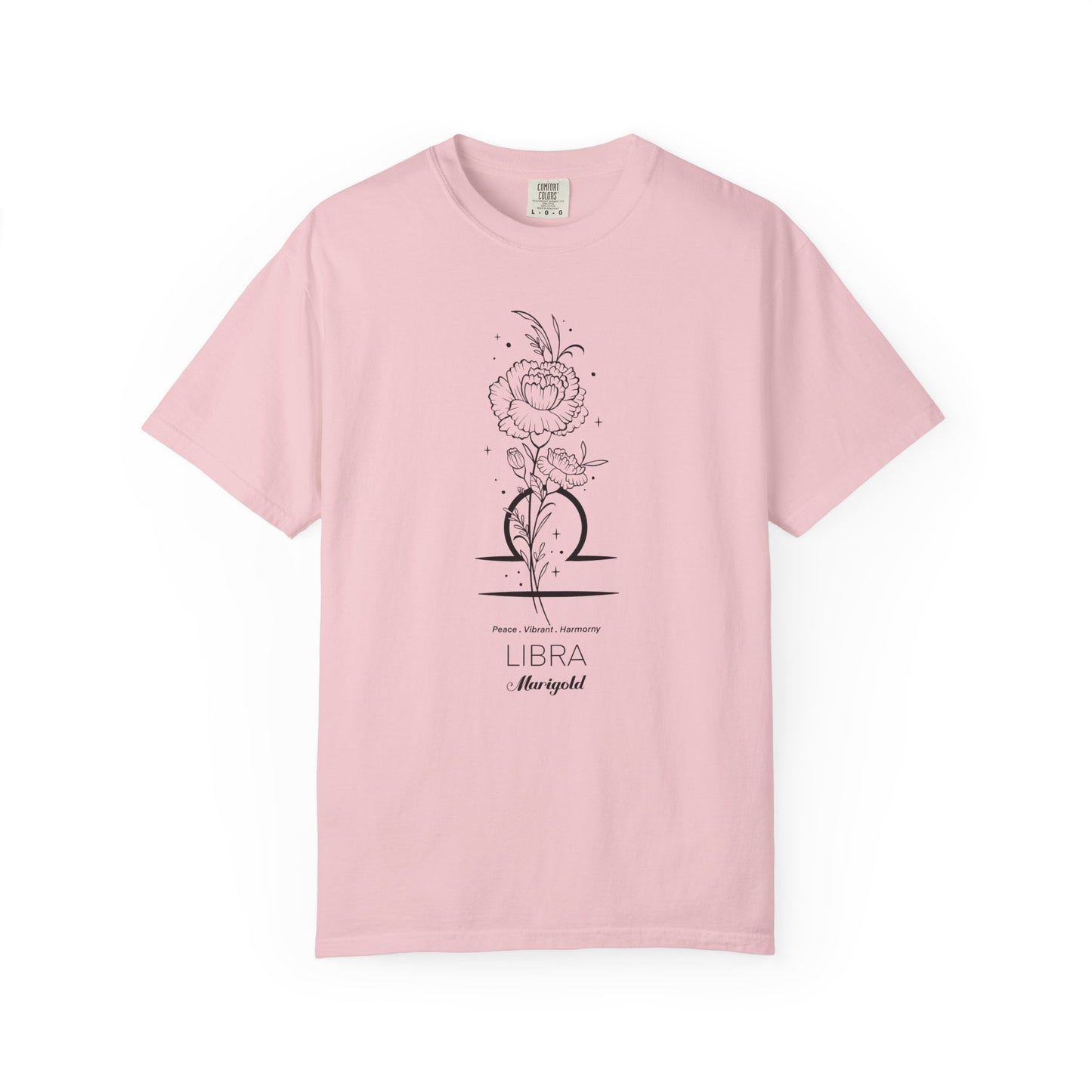Libra Flower Zodiac Sign T-shirt
