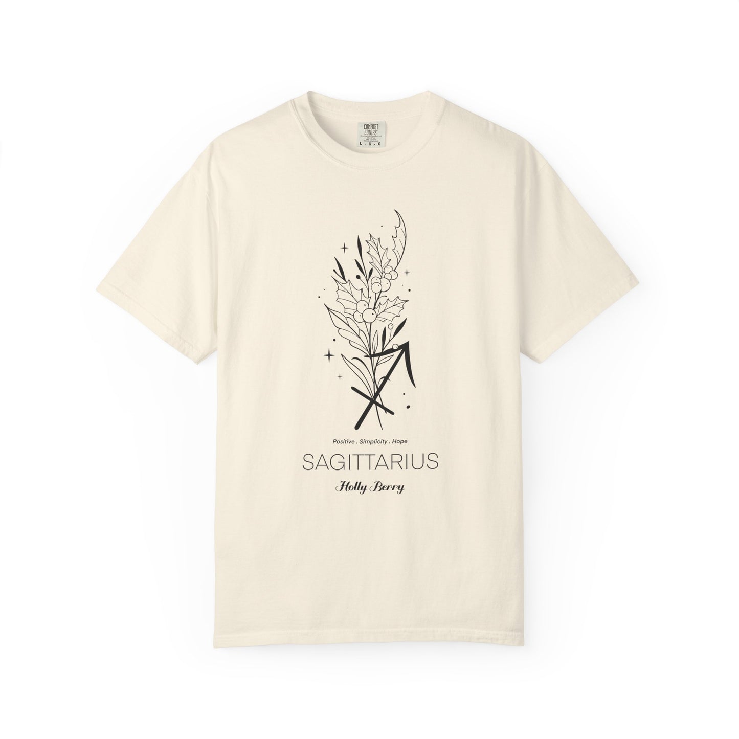 Sagittarius Flower Zodiac Sign T-shirt
