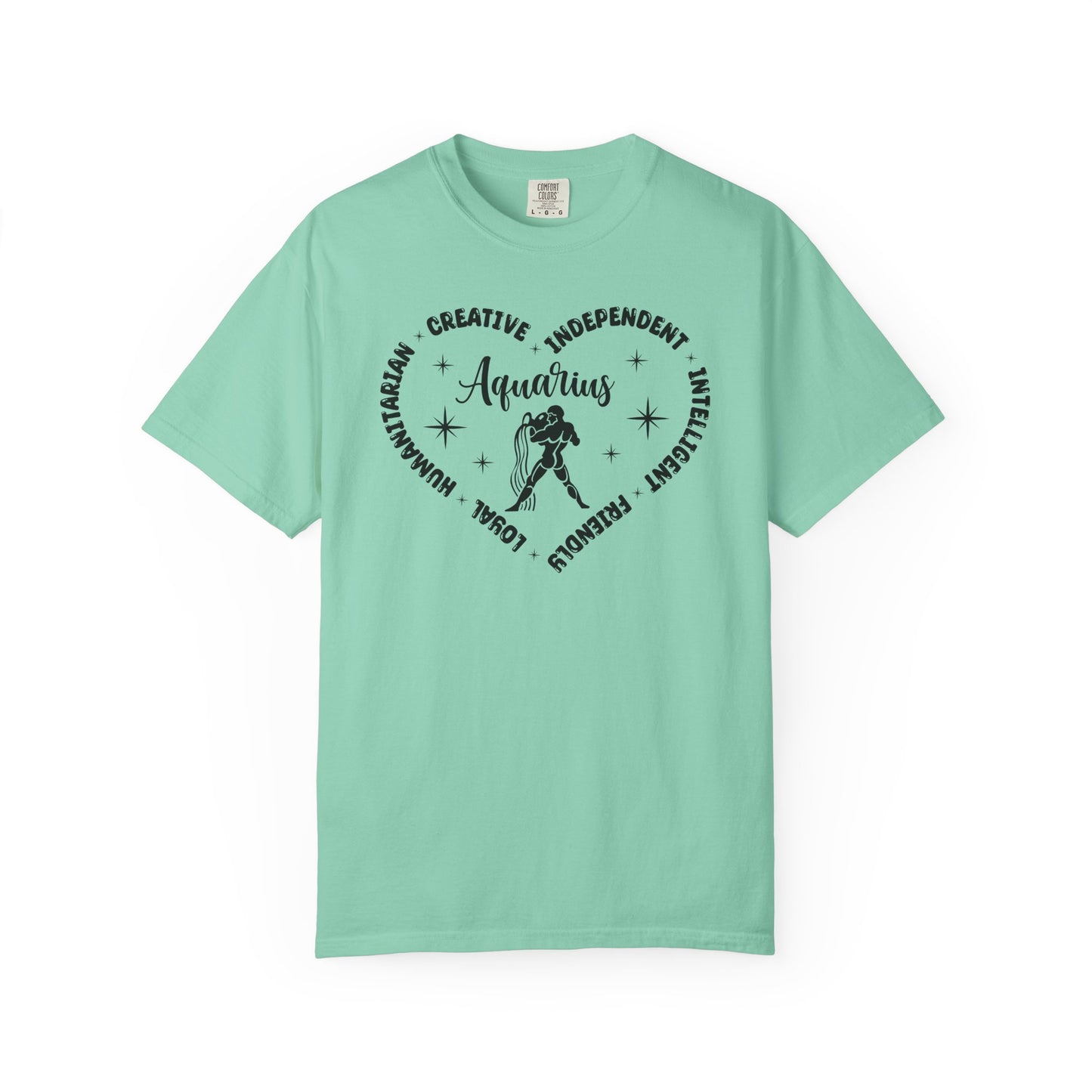Aquarius Heart Zodiac Sign T-shirt
