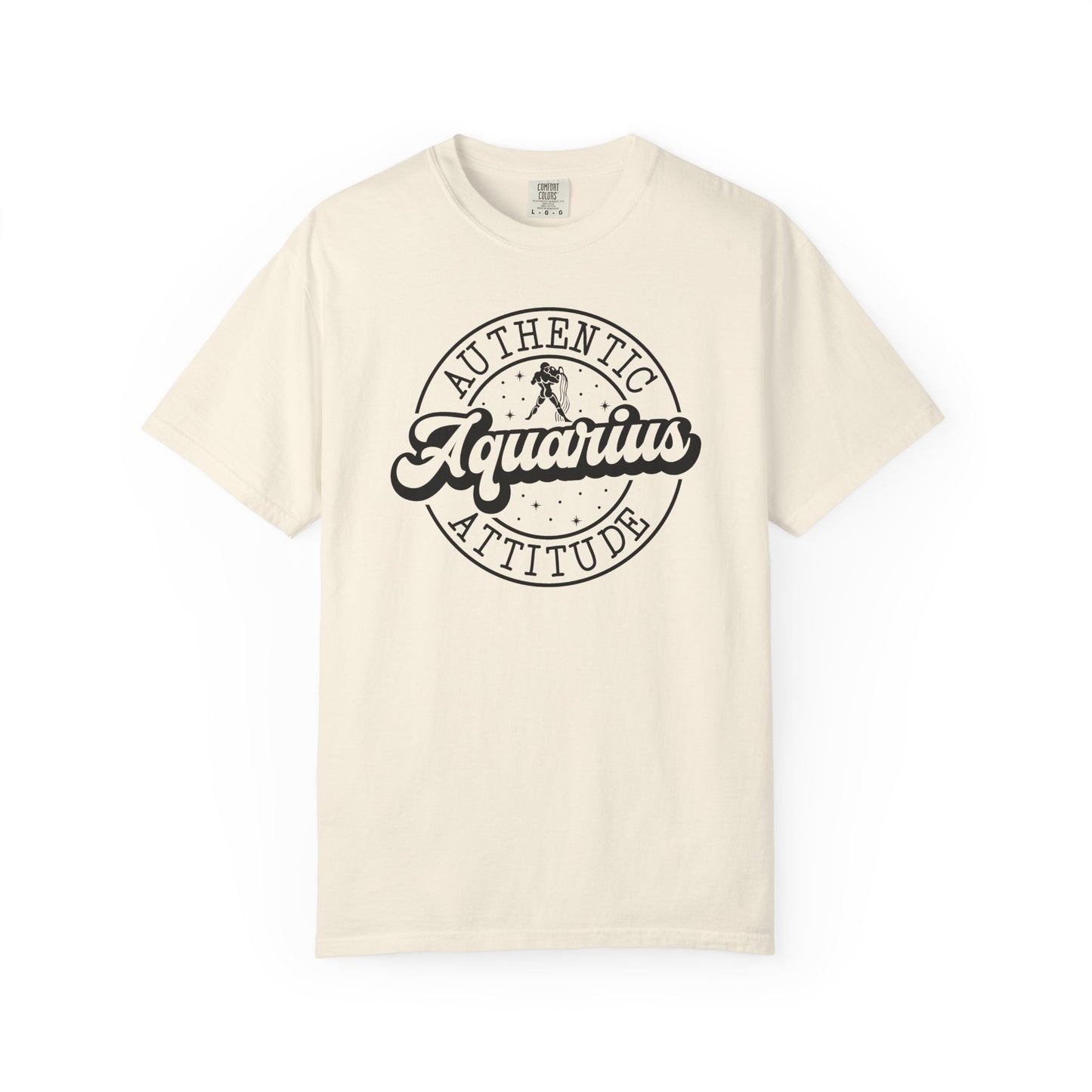 Aquarius Authentic Attitude Zodiac Sign T-shirt