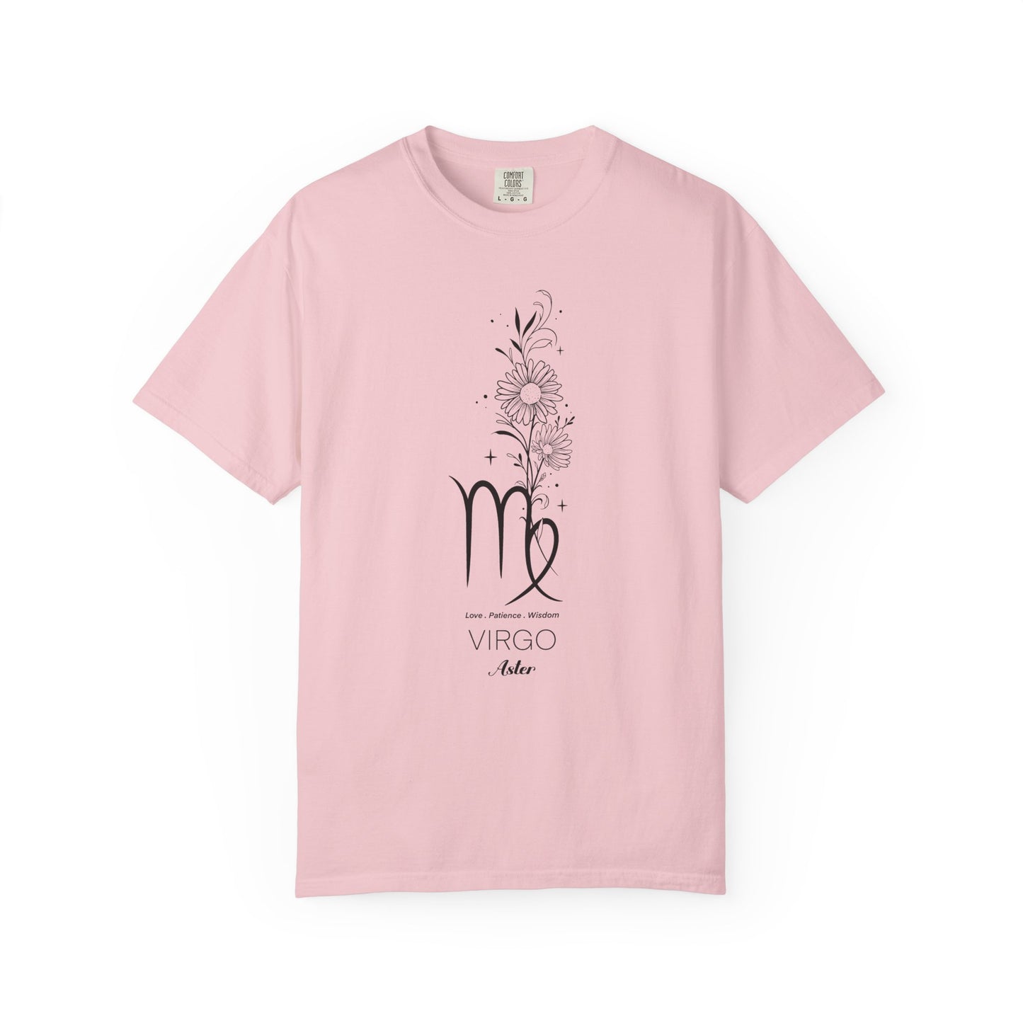 Virgo Flower Zodiac Sign T-shirt