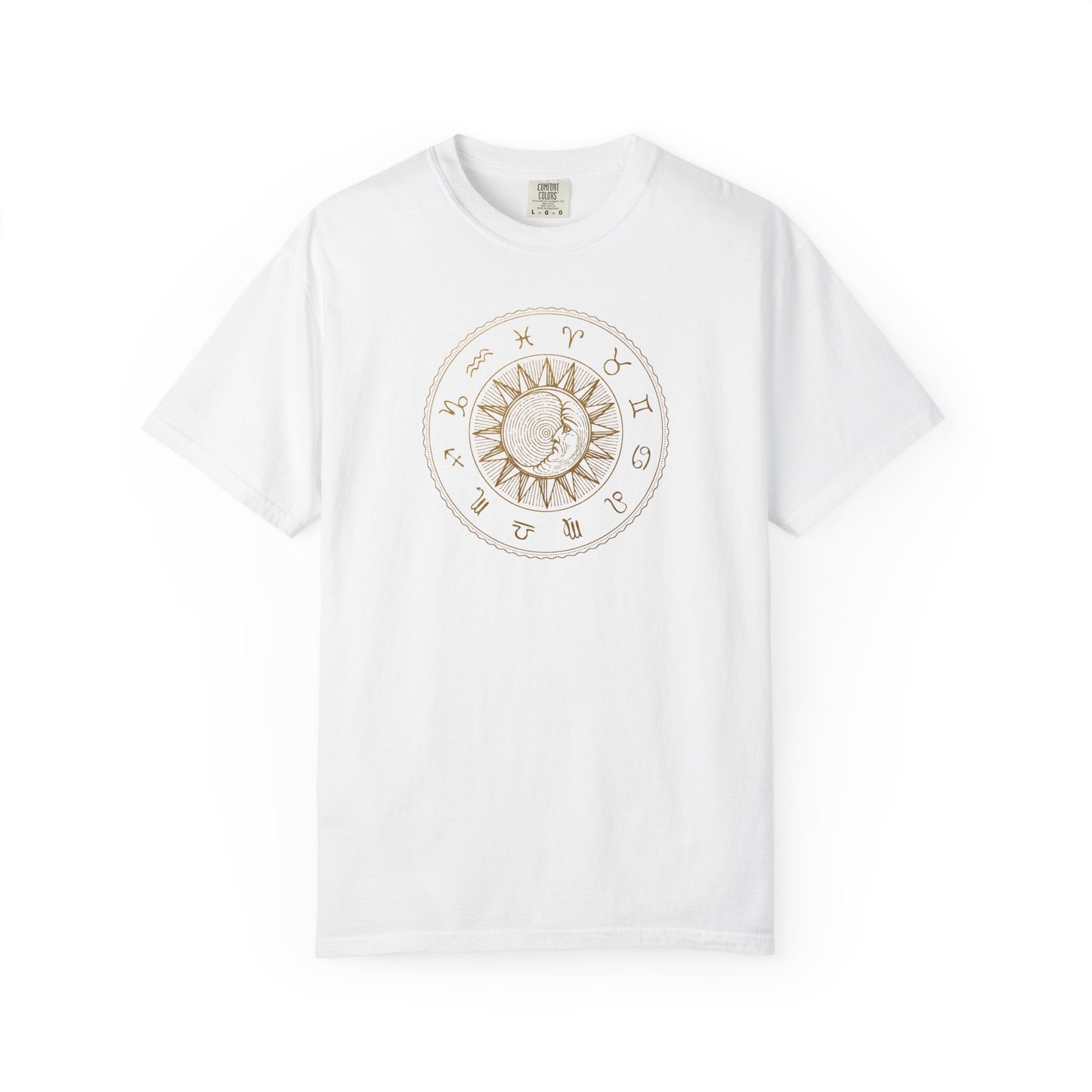 Zodiac Wheel with Sun and Moon T-shirt