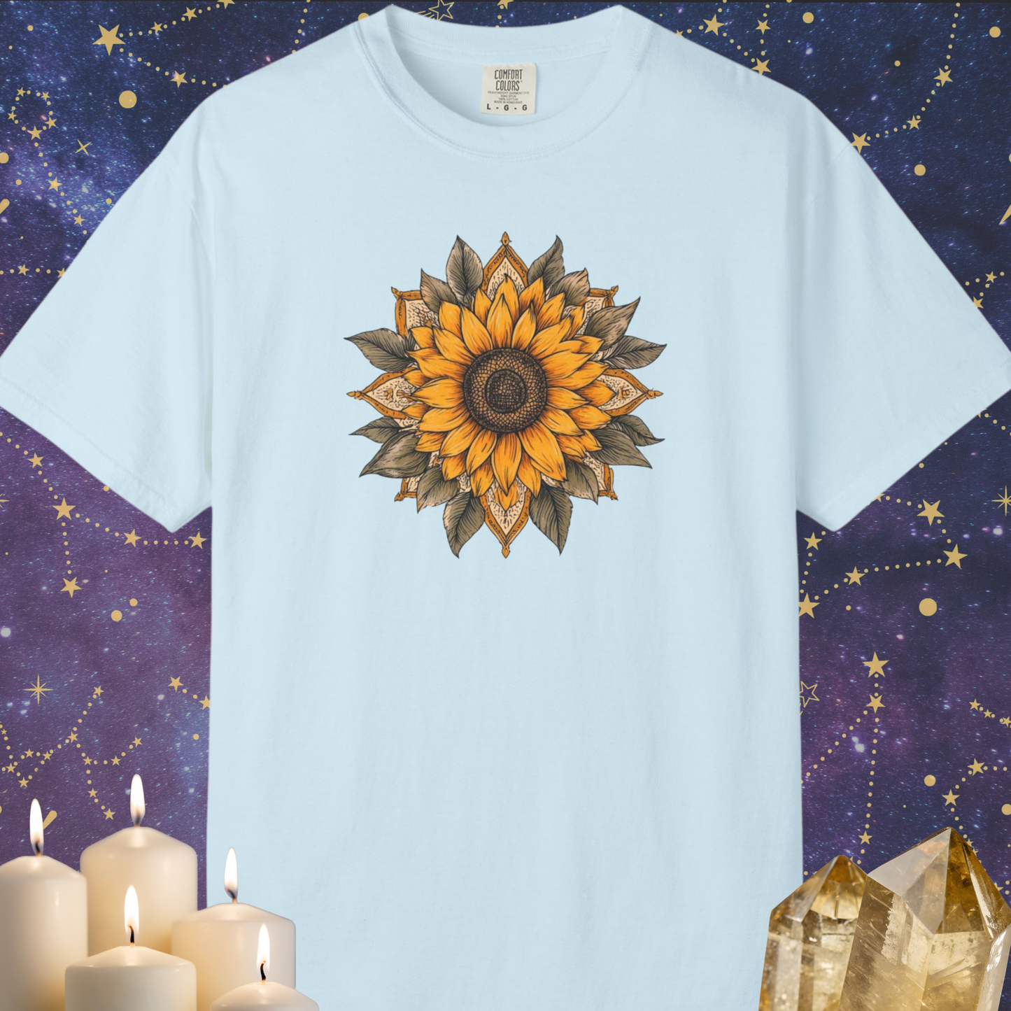 Sunflower Mandala T-shirt