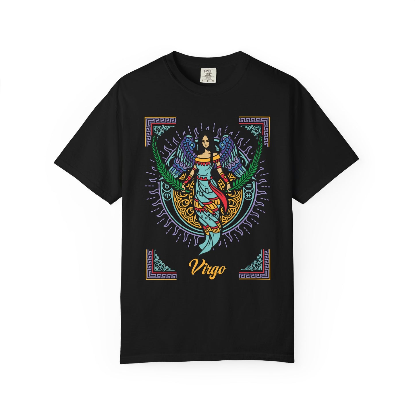 Virgo Neo-Mythological Zodiac Sign T-shirt
