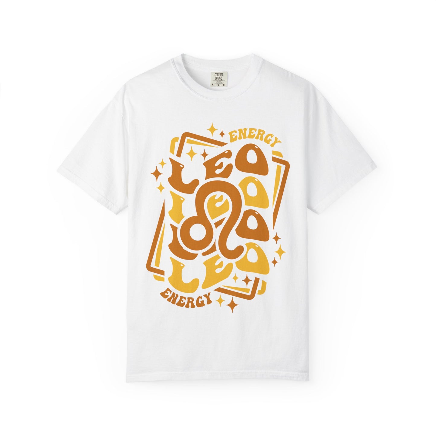 Leo Retro-Psychedelic Zodiac Sign T-shirt