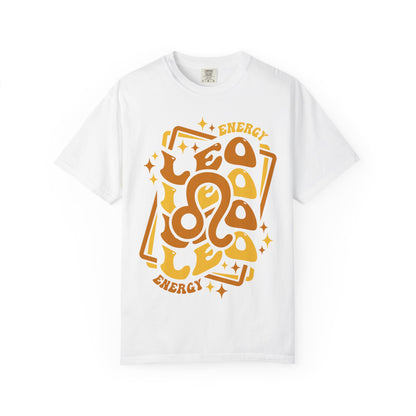 Leo Retro-Psychedelic Zodiac Sign T-shirt
