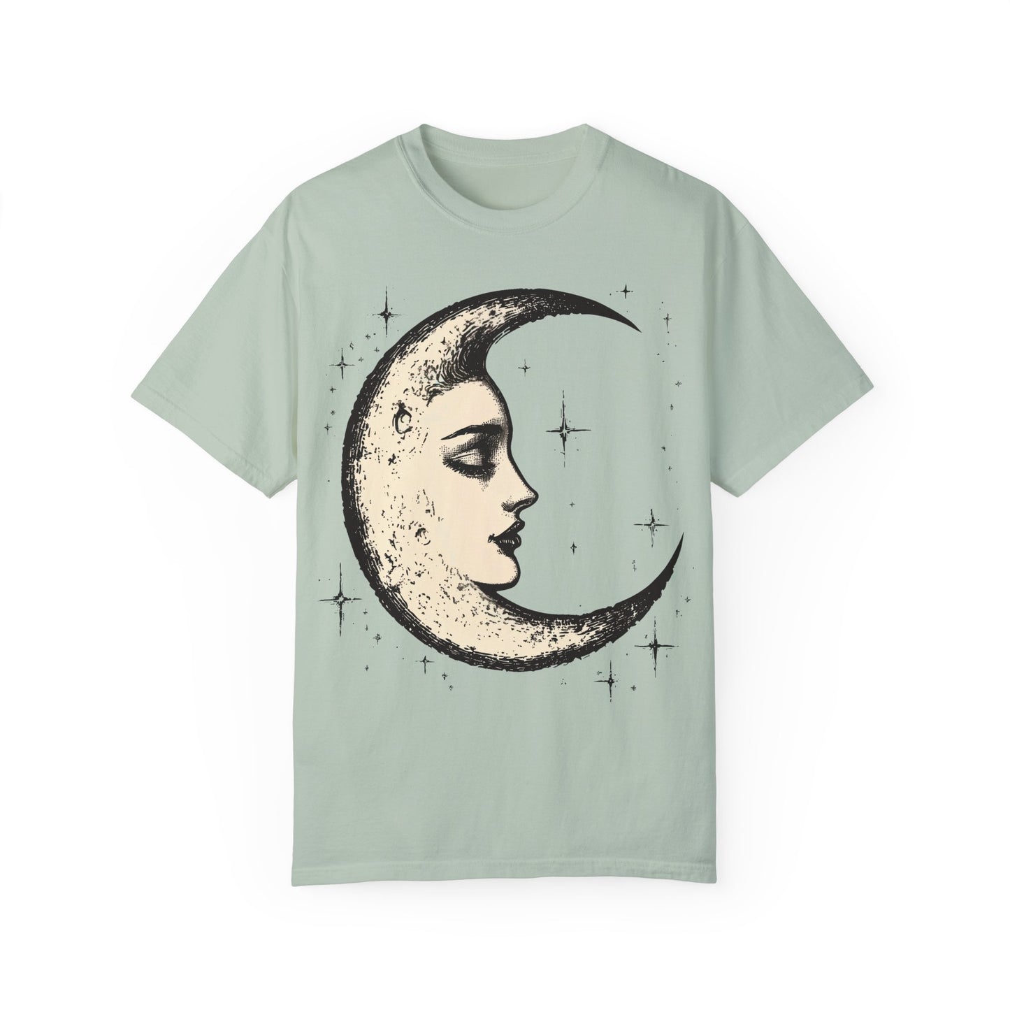 Crescent Moon Face T-shirt