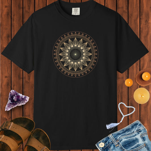 Orange and Red Mandala T-shirt