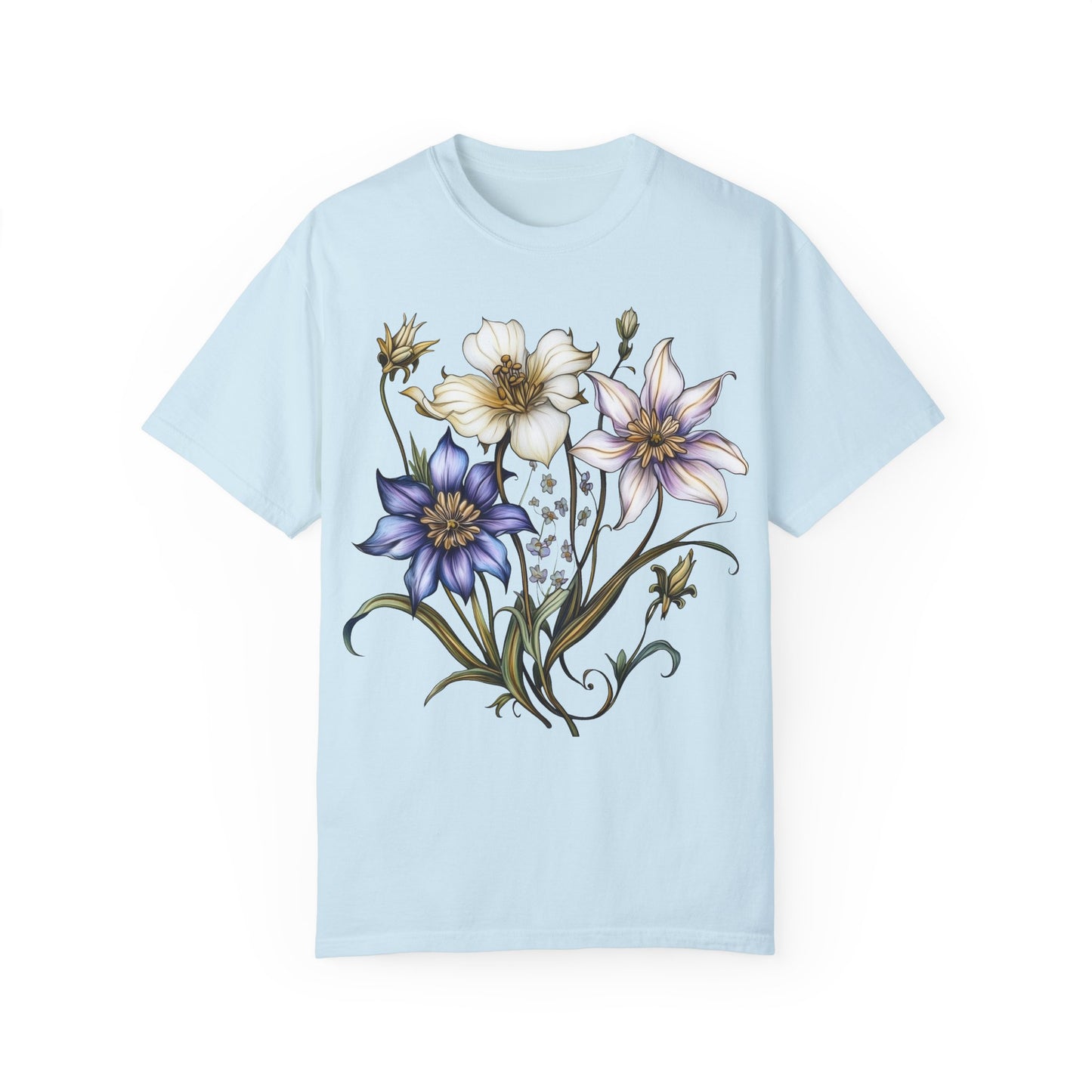 Purple and White Flowers T-shirt