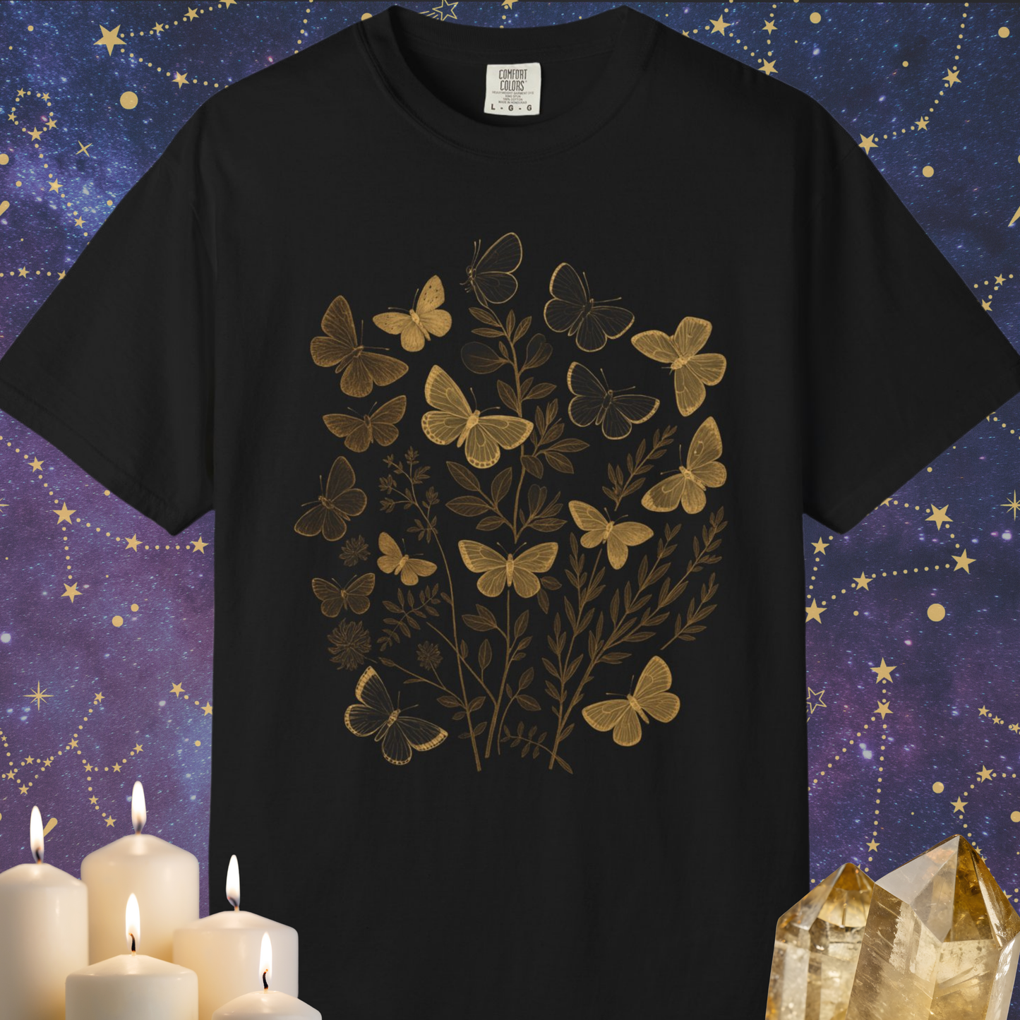 Golden Butterflies T-shirt