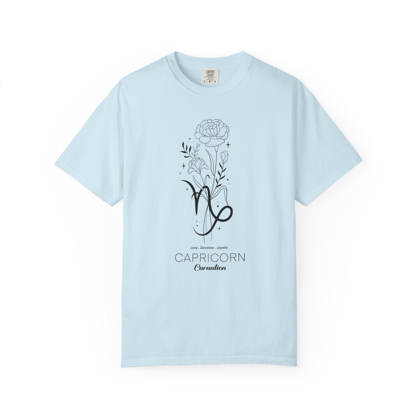 Capricorn Flower Zodiac Sign T-shirt