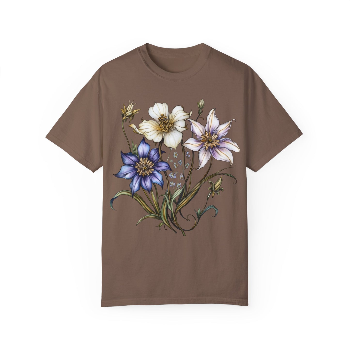 Purple and White Flowers T-shirt