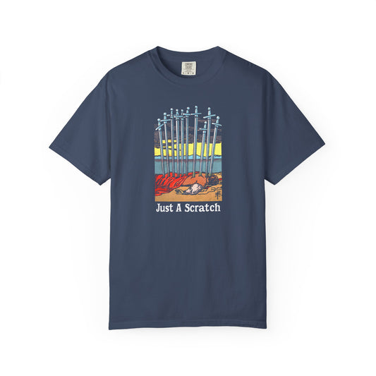 Just A Scratch, Ten of Swords Tarot Card T-shirt
