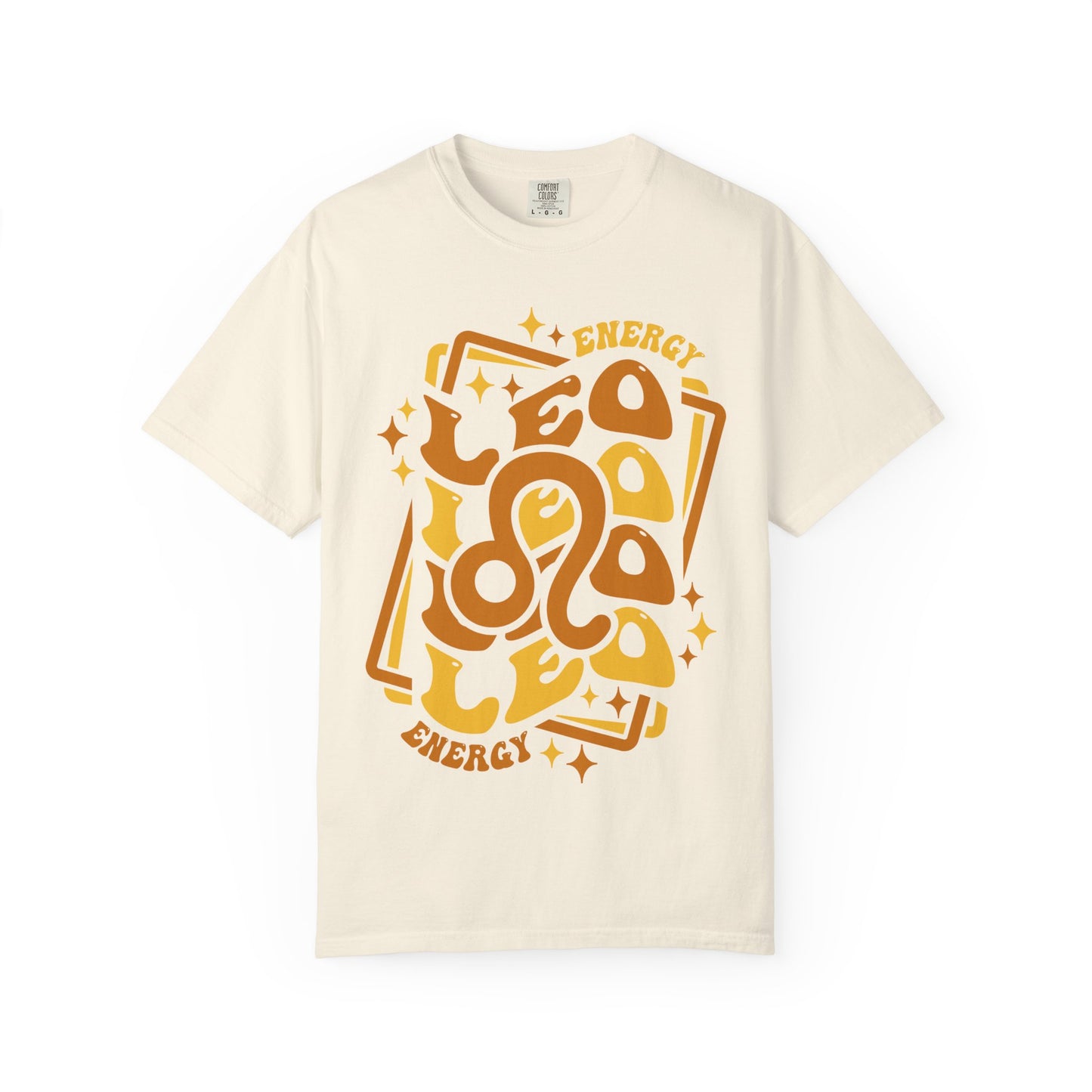 Leo Retro-Psychedelic Zodiac Sign T-shirt