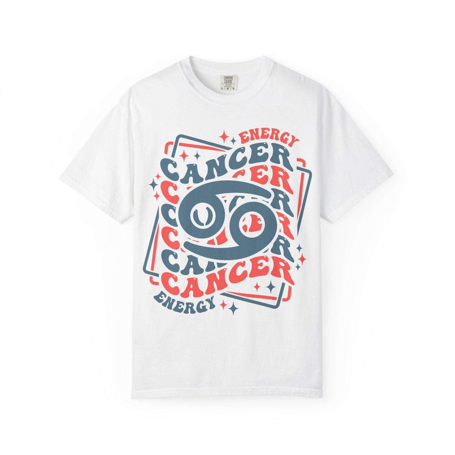 Cancer Retro-Psychedelic Zodiac Sign T-shirt