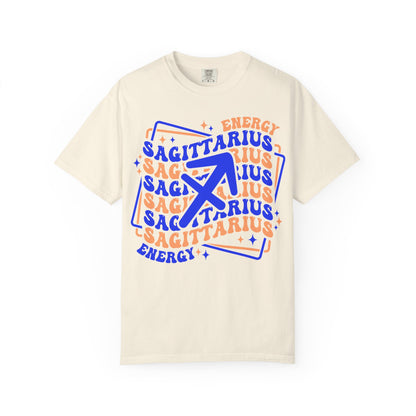 Sagittarius Retro-Psychedelic Zodiac Sign T-shirt