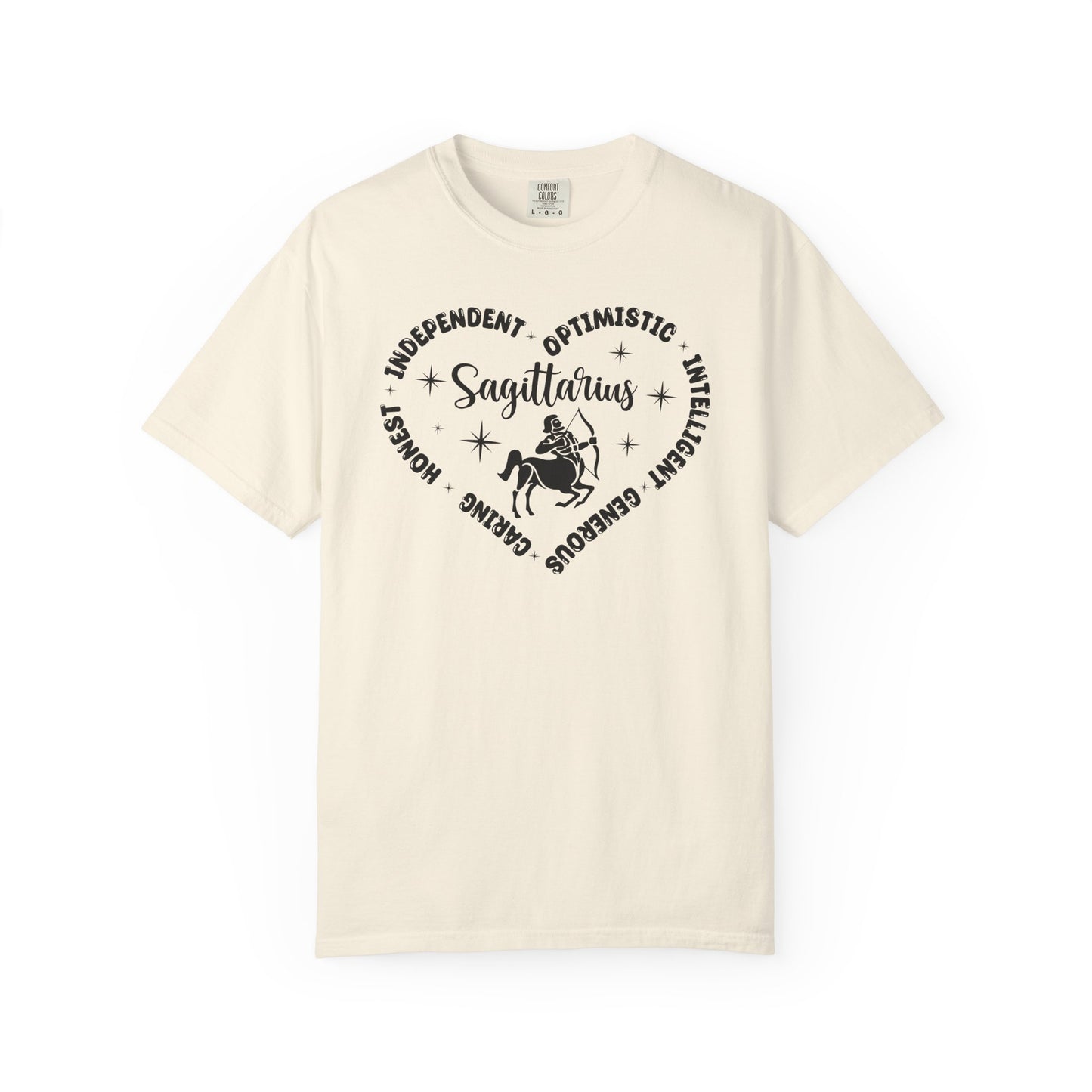 Sagittarius Heart Zodiac Sign T-shirt