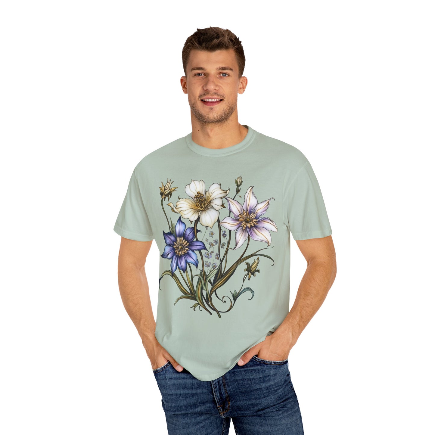 Purple and White Flowers T-shirt