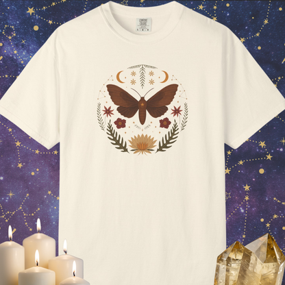 Moth With Natural Elements T-shirt