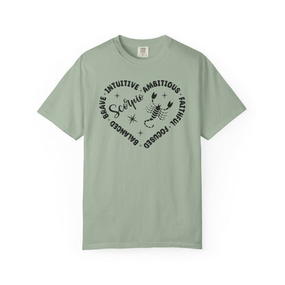 Scorpio Heart Zodiac Sign T-shirt