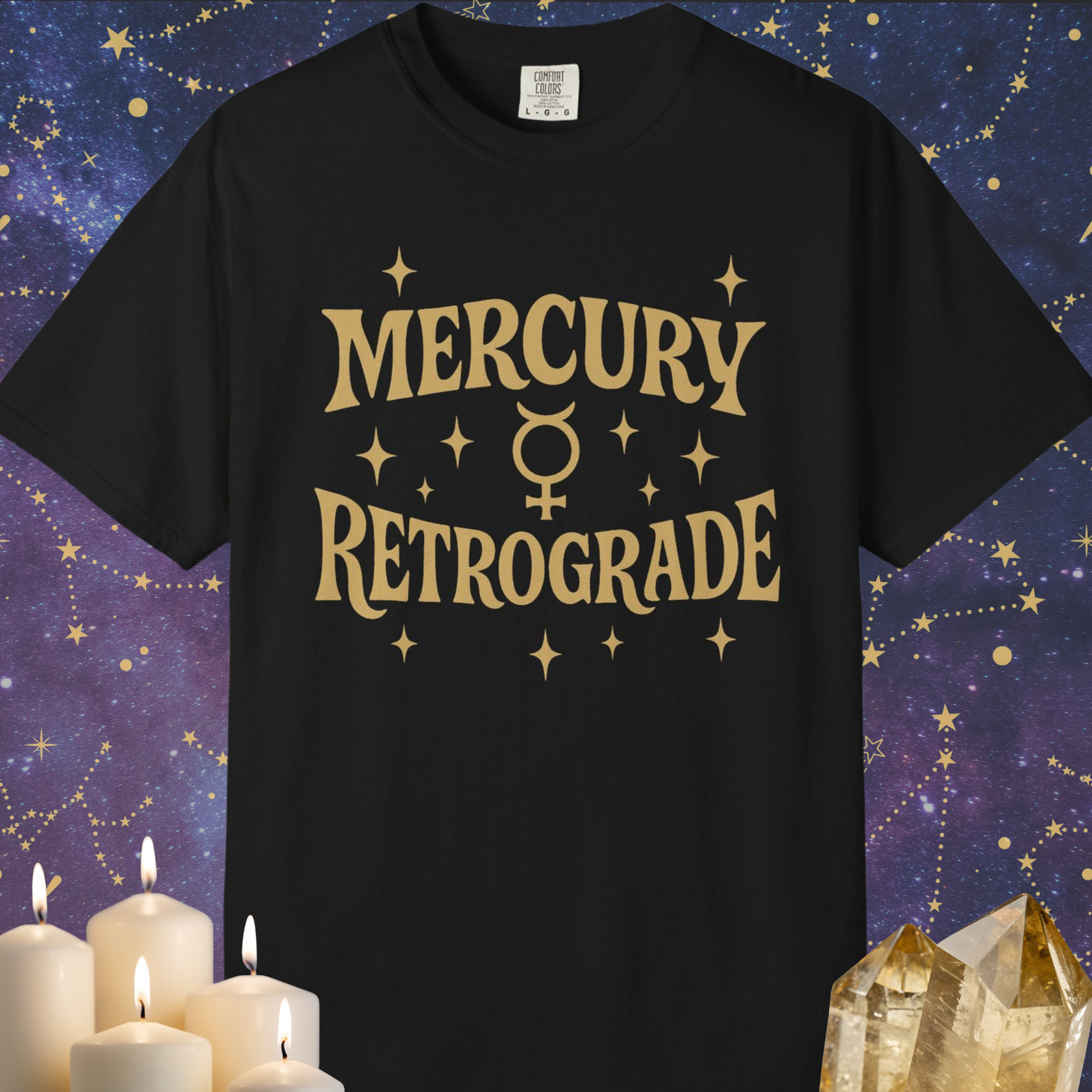Mercury Retrograde With Glyph T-shirt