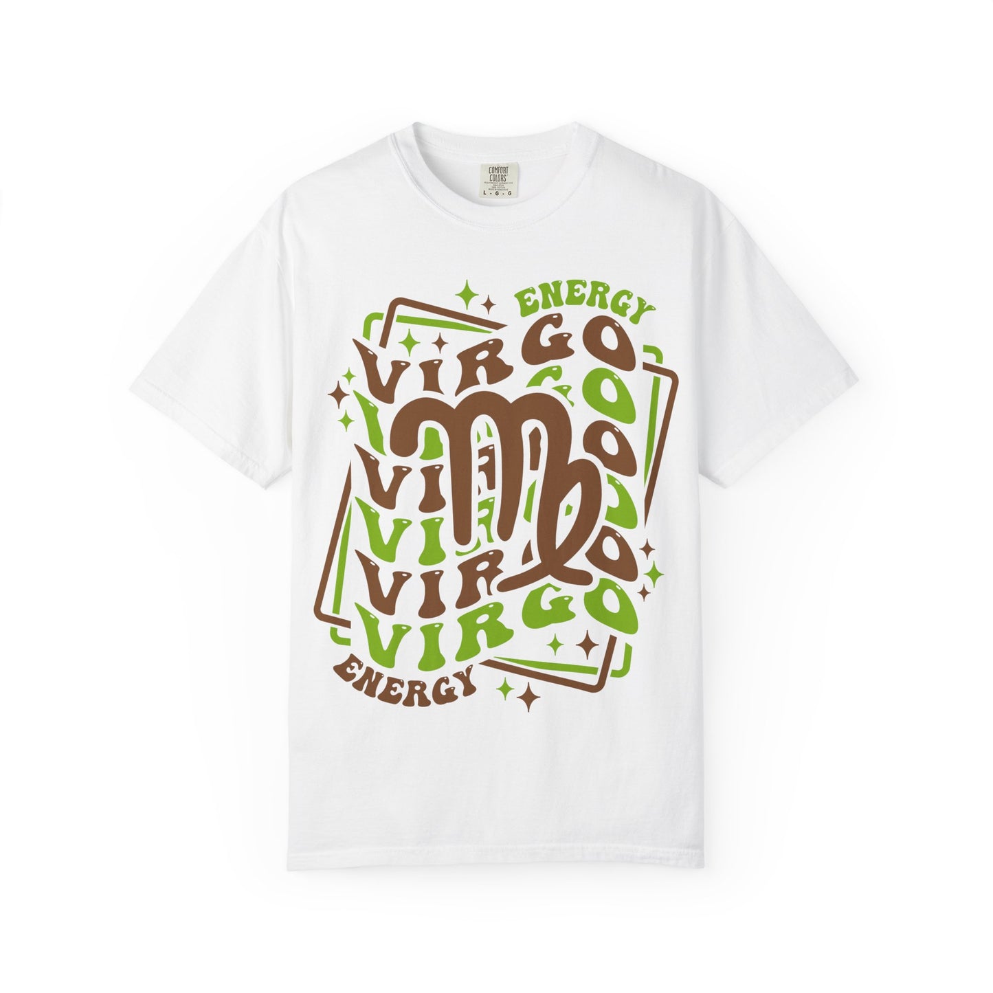 Virgo Retro-Psychedelic Zodiac Sign T-shirt