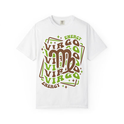 Virgo Retro-Psychedelic Zodiac Sign T-shirt