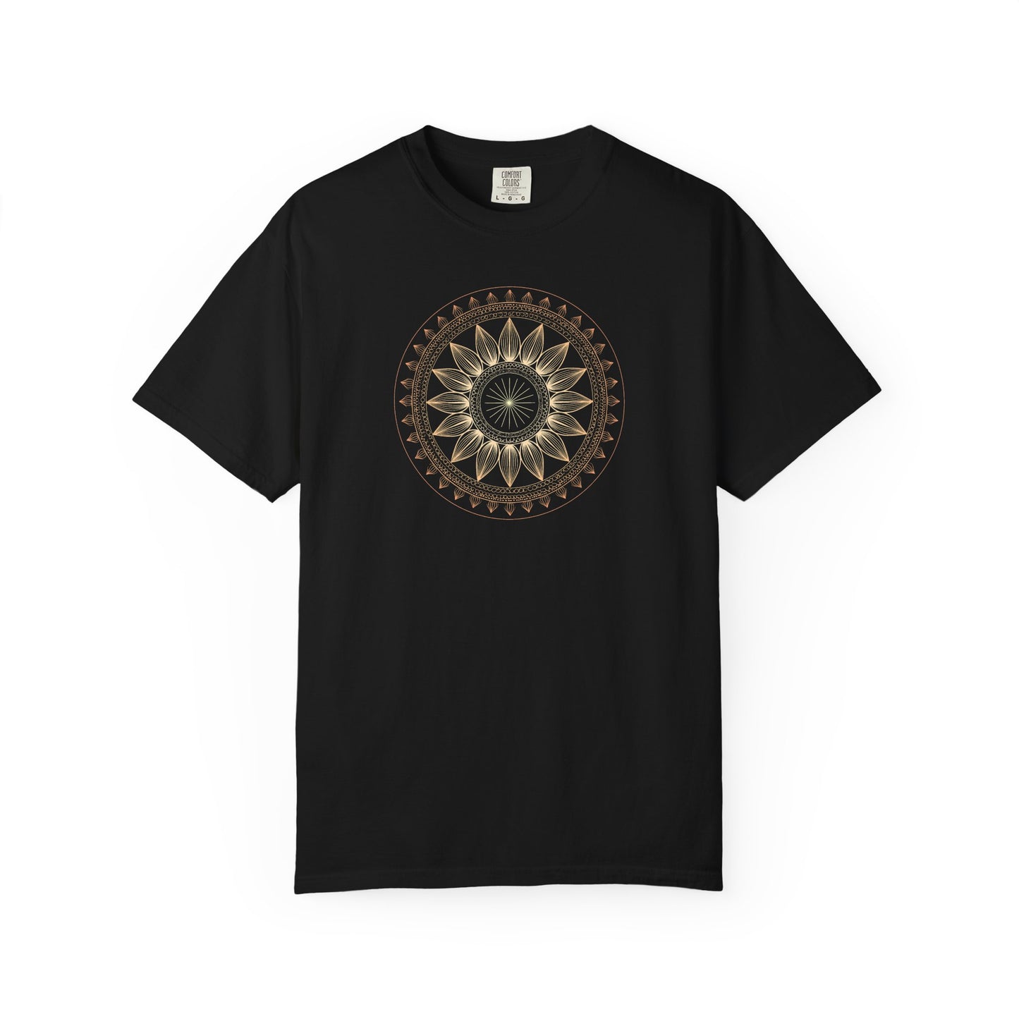 Orange and Red Mandala T-shirt
