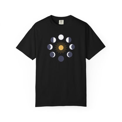Moon Phases Around Sun T-shirt