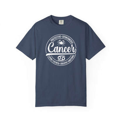 Cancer Vintage Zodiac Sign T-shirt