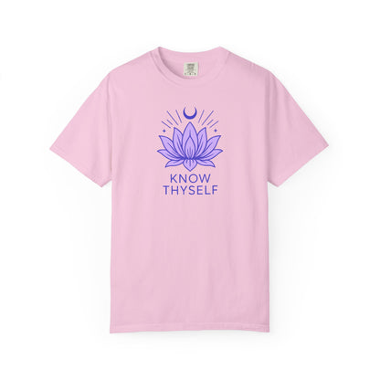 Purple Know Thyself T-shirt