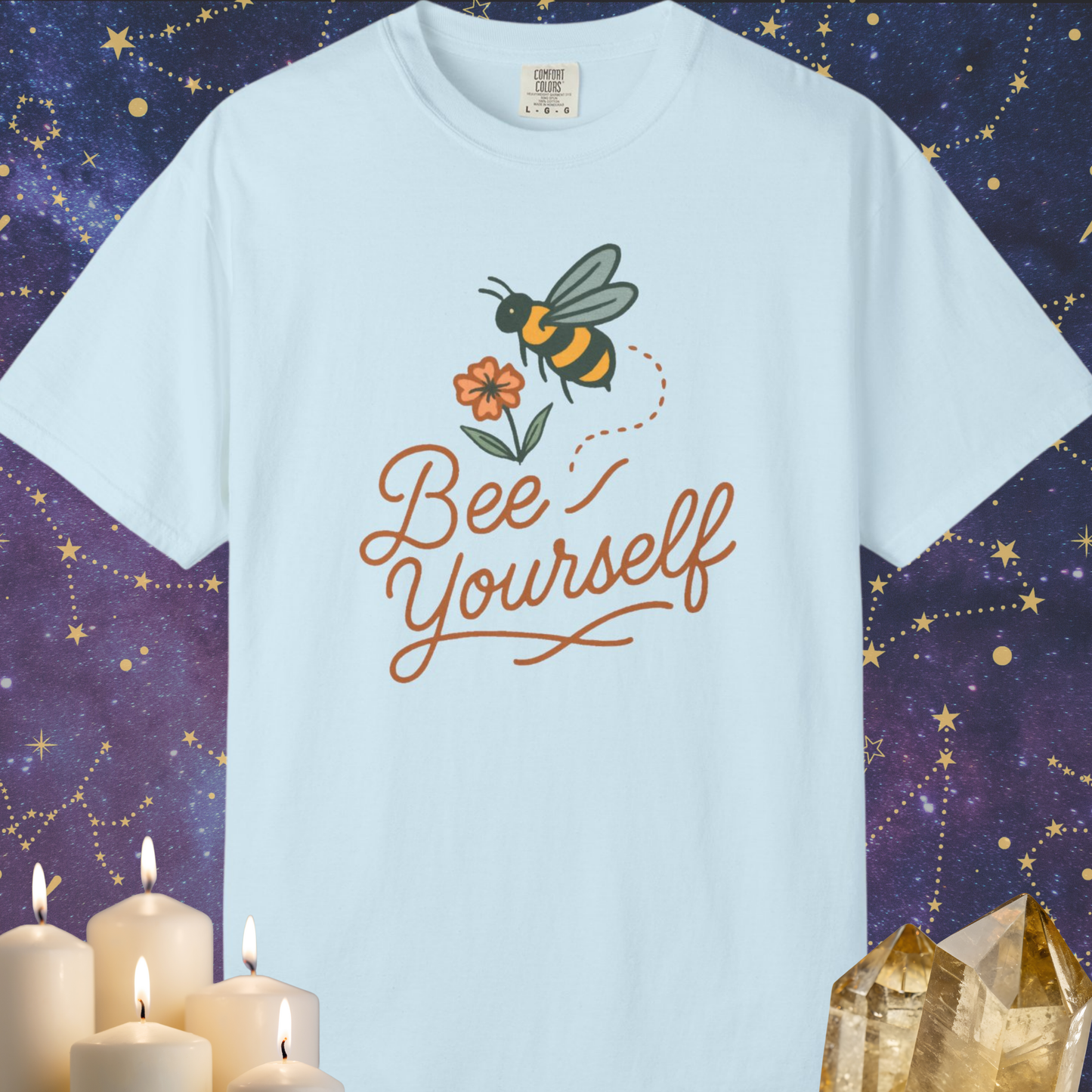 Bee Yourself, with Flower T-shirt