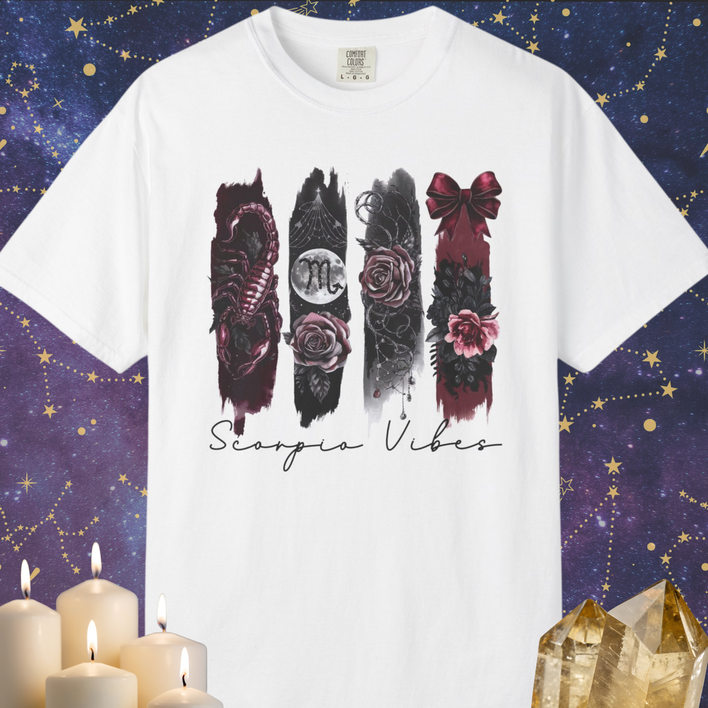 Scorpio Boho Watercolor Zodiac Sign T-shirt