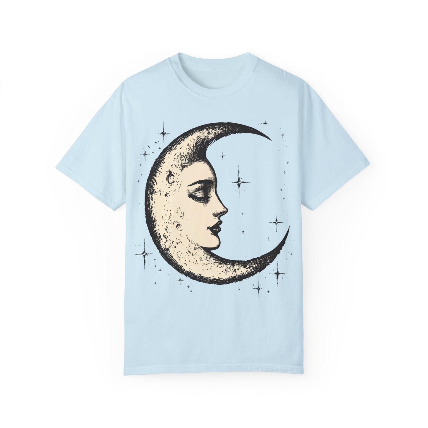 Crescent Moon Face T-shirt