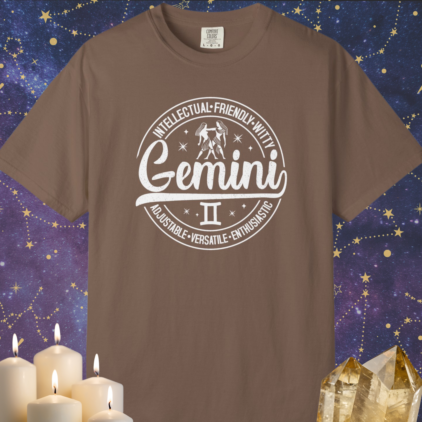 Gemini Vintage Zodiac Sign T-shirt
