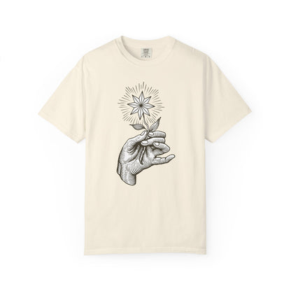 Hand Holding A Star Flower T-shirt