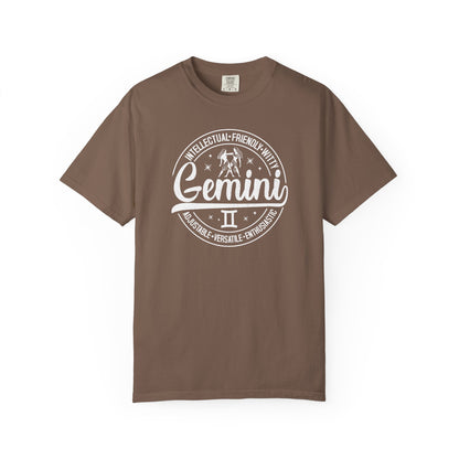 Gemini Vintage Zodiac Sign T-shirt
