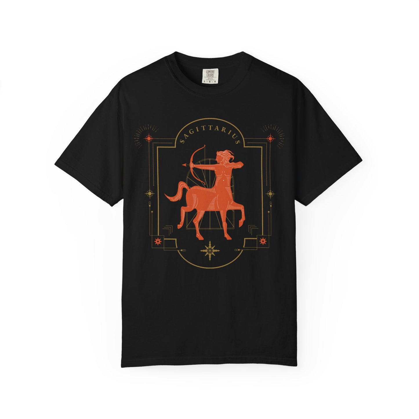 Sagittarius Modern Minimalist Zodiac Sign T-shirt