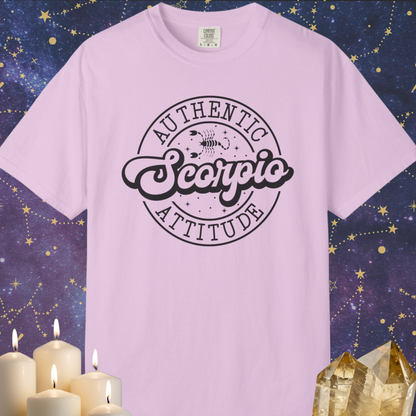 Scorpio Authentic Attitude Zodiac Sign T-shirt