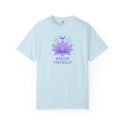 Purple Know Thyself T-shirt