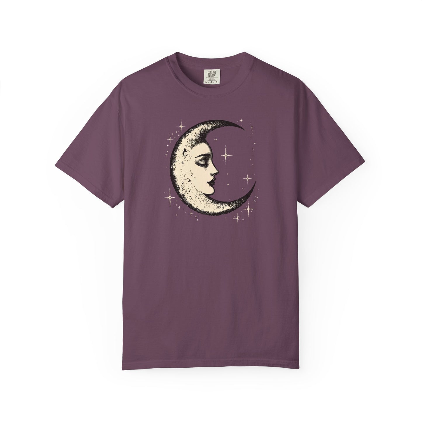 Crescent Moon Face T-shirt