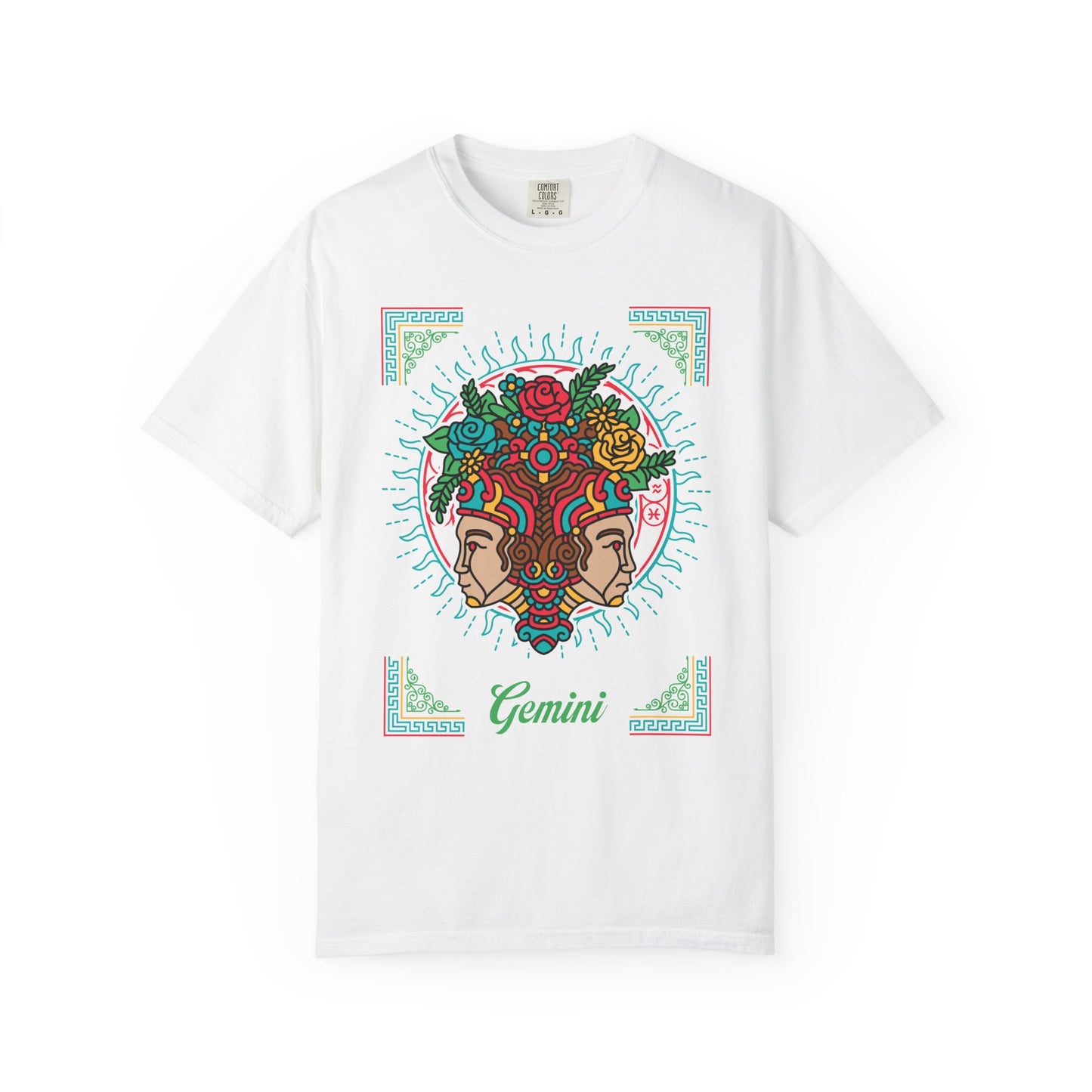 Gemini Neo-Mythological Zodiac Sign T-shirt